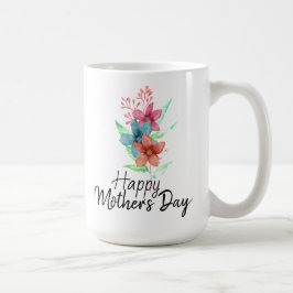 Fröhliche Muttertagsflora Kaffeetasse