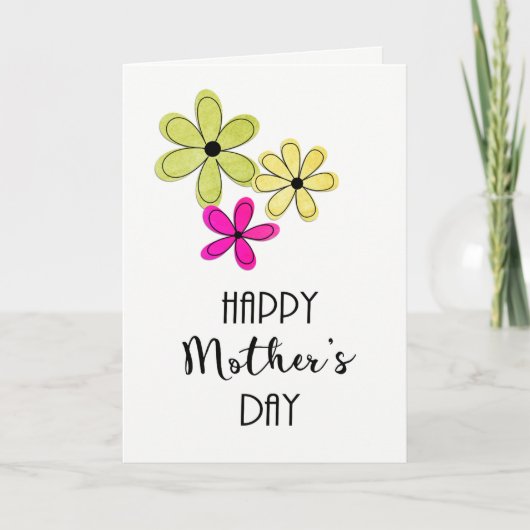Fröhliche Muttertagskarte Karte (Vorderseite)
