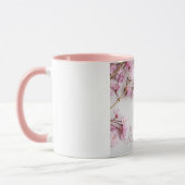 Fröhliche Muttertagskirsche blüht Herzen Tasse (Links)