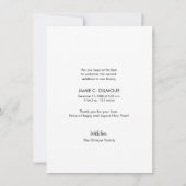 Fröhliche Neujahrsgeburt des Fotos Feiertagskarte (Rückseite)