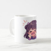 Fröhliche Niedliche Girl Tee Cups Kaffee Cups Kaffeetasse (Vorderseite Links)