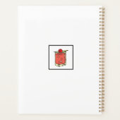 Fröhliche Niedliche Moderne Frischcocktail Pink Planer (Rückseite)