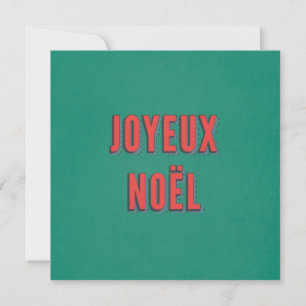 Fröhliche Noel - Traditional French Christmas Karte