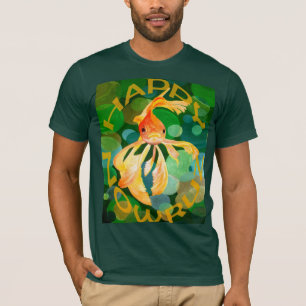 Fröhliche Nowruz-Goldfische Fröhliche Erneuerung T-Shirt