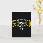 Fröhliche Oma Cheerleading Großmutter High School Karte (Gelbe Blume)
