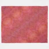 Fröhliche Orange- und Rosa-Fliesblanke Fleecedecke (Vorderseite (Horizontal))
