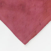 Fröhliche Orange- und Rosa-Fliesblanke Fleecedecke (Ecke)