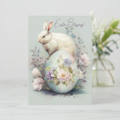 Fröhliche Osterfarben Feiertagskarte (Stehend Vorderseite)