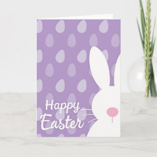 Fröhliche Osterhase-Szene Karte