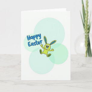Fröhliche Osterhasen-Grußkarte Karte
