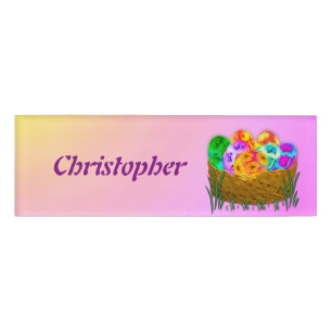 Fröhliche Ostern #2 Namenschild