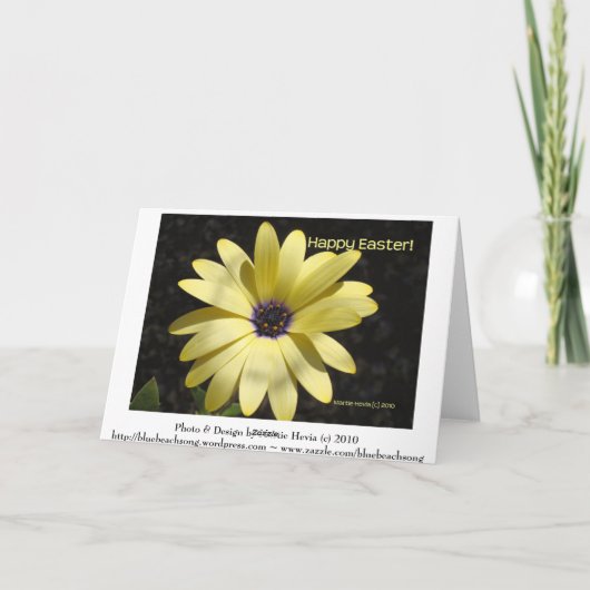 Fröhliche Ostern - 6 - Karte - fertigen Sie (Rückseite)