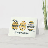 Fröhliche Ostern Bemalte Eier