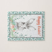 Fröhliche Ostern Bunny Puzzle (Horizontal)