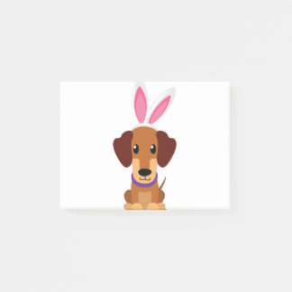Fröhliche Ostern Daschund Post-it Klebezettel