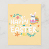 Fröhliche Ostern, Eier, Bunny & Blume Geschäften (Vorderseite)