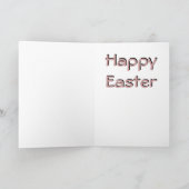 Fröhliche Ostern Feiertagskarte (Innenseite)