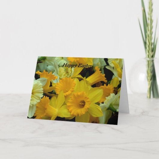 Fröhliche Ostern Feiertagskarte (Vorderseite)