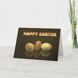 Fröhliche Ostern Feiertagskarte