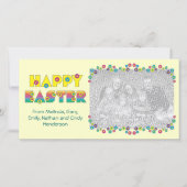 Fröhliche Ostern Feiertagskarte (Vorderseite)