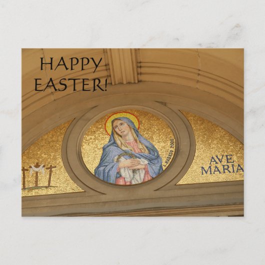 FRÖHLICHE OSTERN! FEIERTAGSPOSTKARTE (Vorderseite)