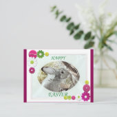 Fröhliche Ostern Feiertagspostkarte (Stehend Vorderseite)