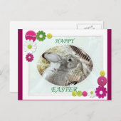 Fröhliche Ostern Feiertagspostkarte (Vorne/Hinten)