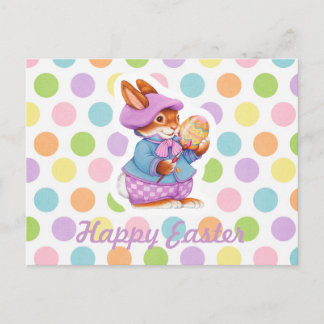 Fröhliche Ostern Feiertagspostkarte