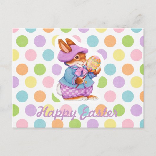 Fröhliche Ostern Feiertagspostkarte (Vorderseite)