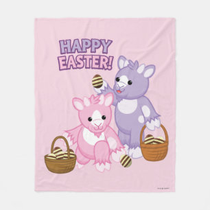 Fröhliche Ostern! Fleecedecke