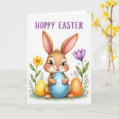 Fröhliche Ostern Freund Karte (Gelbe Blume)