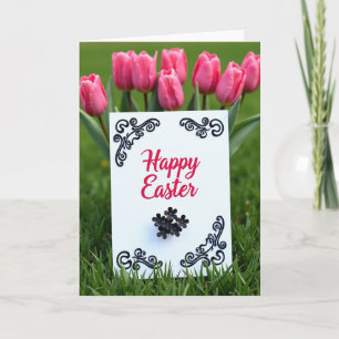 Fröhliche Ostern Frühling Grußkarte Karte