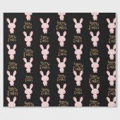 Fröhliche Ostern Geschenkpapier (Flach)