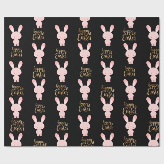 Fröhliche Ostern Geschenkpapier (Flach)
