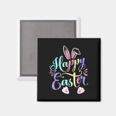 Fröhliche Ostern Hase Frühling Ostern Ei Ostern Sh Magnet (Vorderseite/Rückseite)