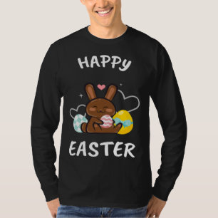 Fröhliche Ostern Hase Küken Eier Jagd Süß Cool T-Shirt