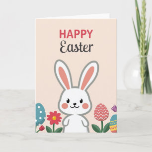 Fröhliche Ostern Hasen Spaß Karte