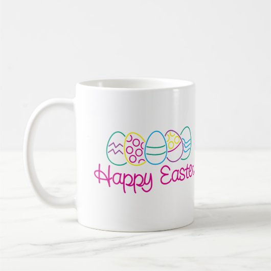 Fröhliche Ostern Kaffeetasse (Links)