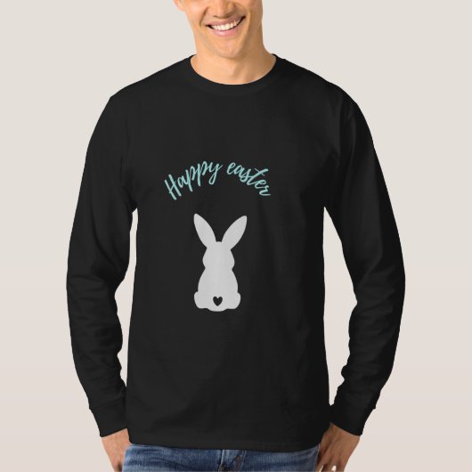 Fröhliche Ostern Kaninchen T-Shirt (Vorderseite)