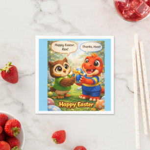 Fröhliche Ostern Kinder Feiertags Servietten
