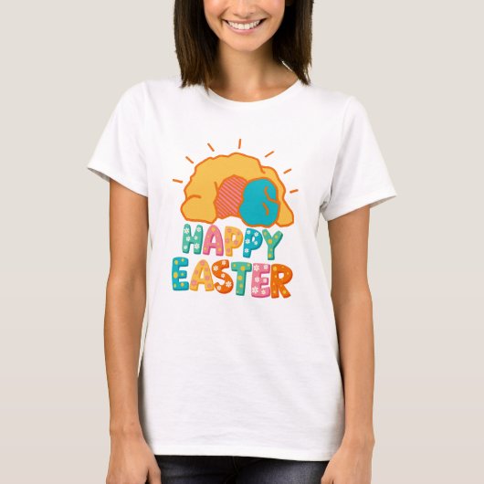 Fröhliche Ostern, leerer Grab-T - Shirt (Vorderseite)