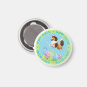 Fröhliche Ostern Magnet (Vorderseite/Rückseite)