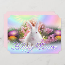 Fröhliche Ostern mit Häschen