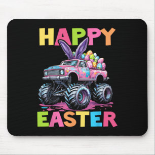 Fröhliche Ostern Monster Truck Ostereier Kleinkind Mousepad