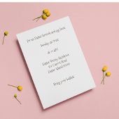 Fröhliche Ostern, Osterhasen mit Eiern Einladung