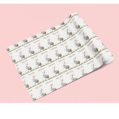 Fröhliche Ostern, Osterhasen mit Eiern Geschenkpapier