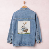 Fröhliche Ostern, Osterhasen mit Eiern Jeansjacke (Hangar)