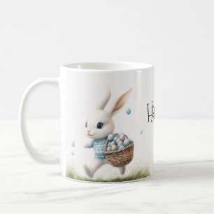 Fröhliche Ostern, Osterhasen mit Eiern Kaffeetasse