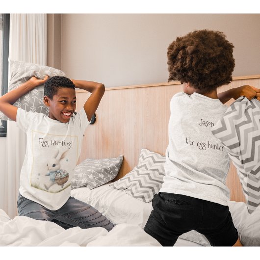 Fröhliche Ostern, Osterhasen mit Eiern T-Shirt