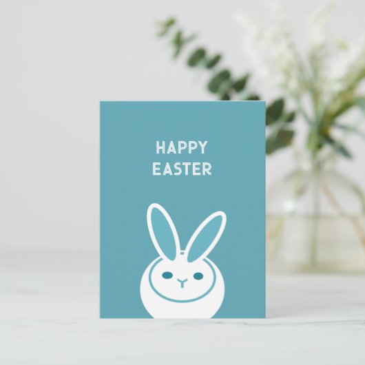 Fröhliche Ostern Postkarte (Stehend Vorderseite)